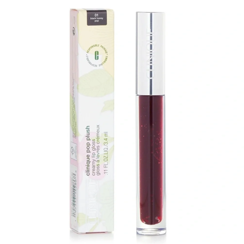 Clinique Pop Push Creamy lip gloss black honey 3.4ml